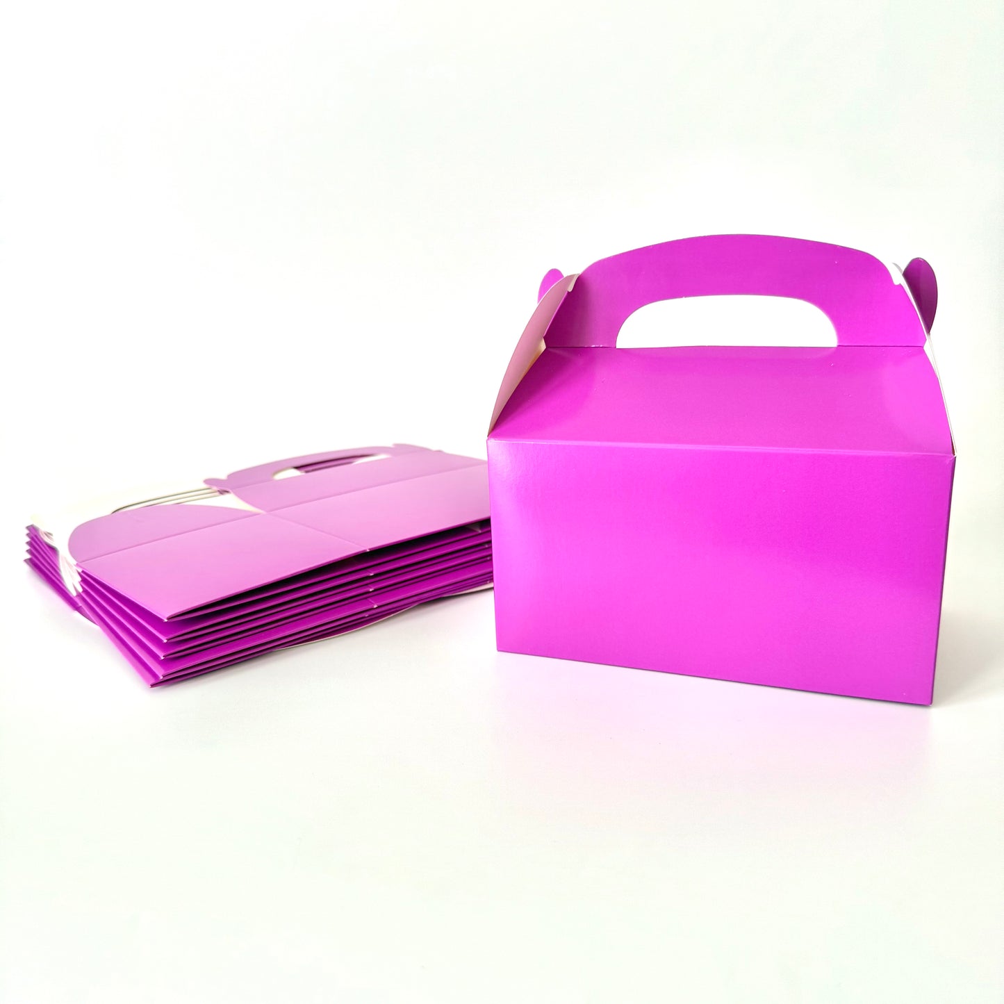 Colorful Party Lunch Box (Pack of 12 - Single Color)
